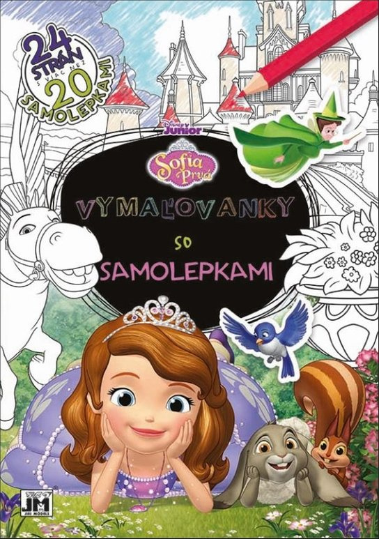 Vymaľovanky so samolepkami Sofia prvá -  Autor Neuveden
