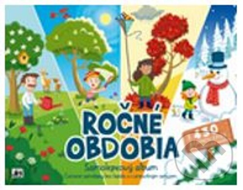 Samolepkový album Ročné obdobia (340 opakovane použiteľných samolepiek) - kniha z kategorie Samolepky