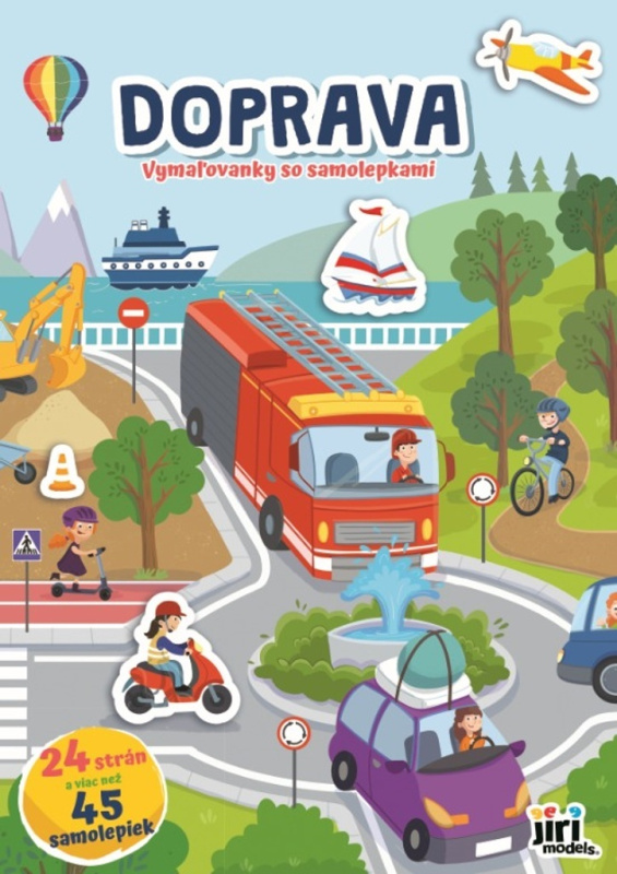 Doprava (Vymaľovanka A4+) - kniha z kategorie Pro děti