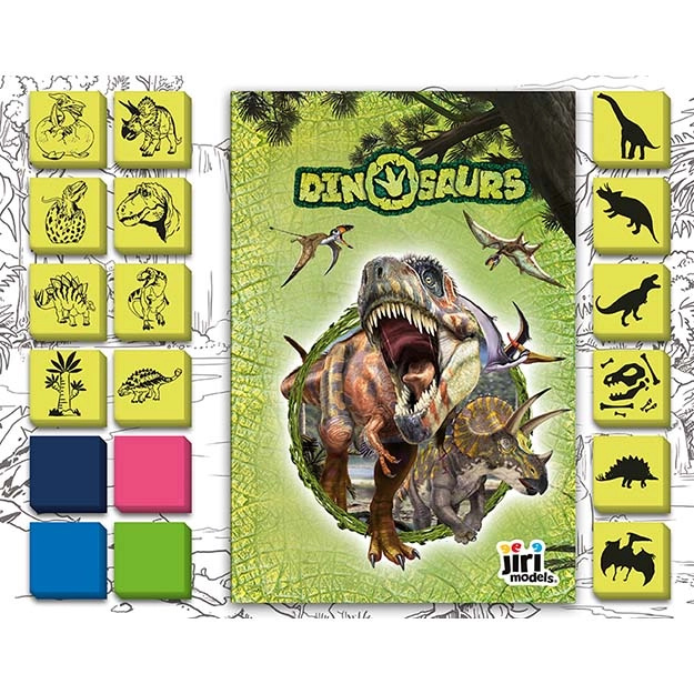 Zábavné razítkování/ Dino