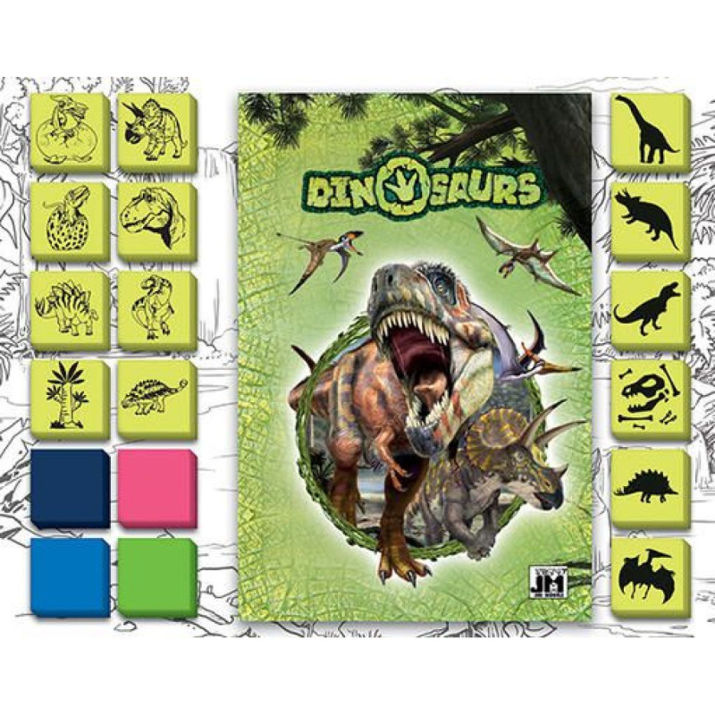 Zábavné razítkování/ Dino