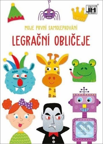 Legrační obličeje - kniha z kategorie Samolepky