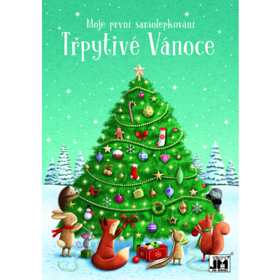 Moje první samolepkování - Třpytivé Vánoce