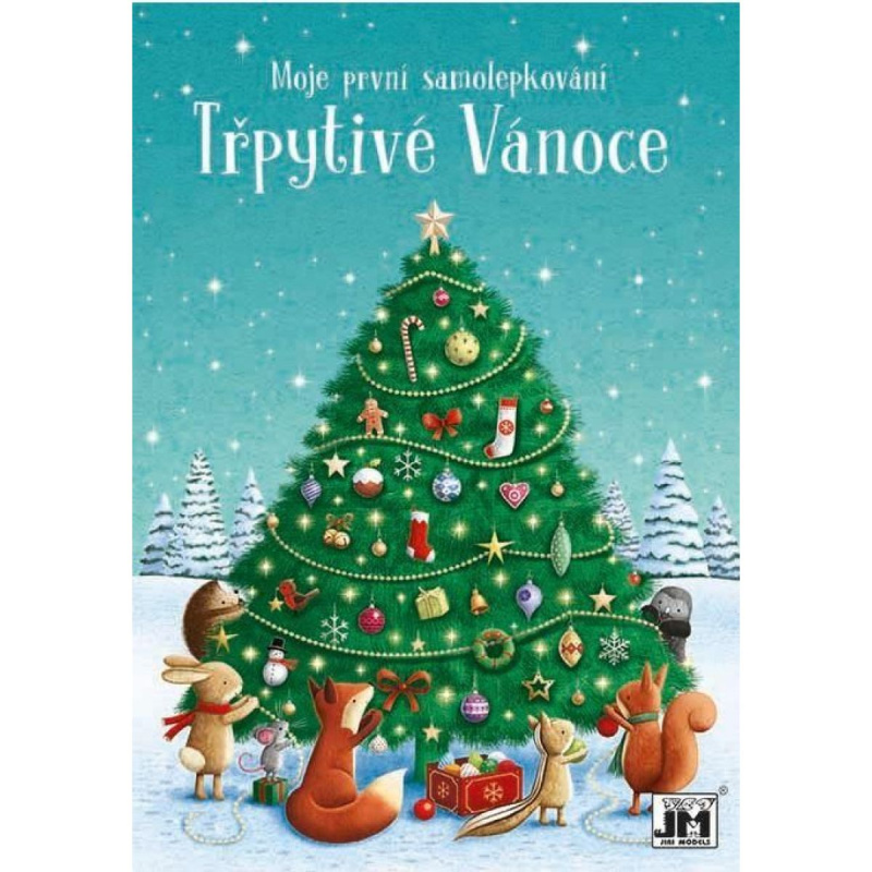 Moje první samolepkování - Třpytivé Vánoce
