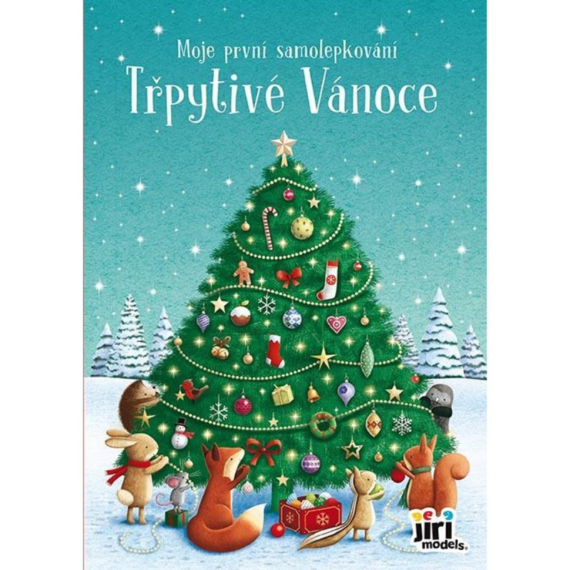 Moje první samolepkování - Třpytivé Vánoce