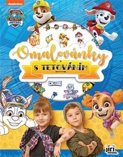 Omalovánky s tetováním A4 Tlapková patrola/Paw patrol v sáčku 21x28cm