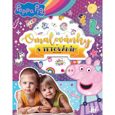 Omalovánky s tetováním - Peppa Pig