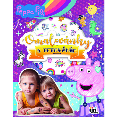 Omalovánky s tetováním - Peppa Pig