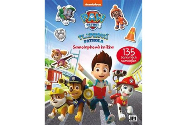 Samolepková knížka Tlapková patrola/Paw Patrol 21,5x27,5cm