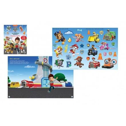 Samolepková knížka Tlapková patrola/Paw Patrol 21,5x27,5cm