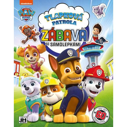 Sešit Zábava se samolepkami Tlapková patrola/Paw patrol A4 22x28cm