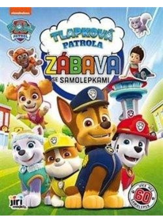 Sešit Zábava se samolepkami Tlapková patrola/Paw patrol A4 22x28cm