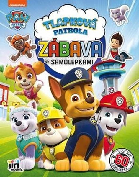 Sešit Zábava se samolepkami Tlapková patrola/Paw patrol A4 22x28cm