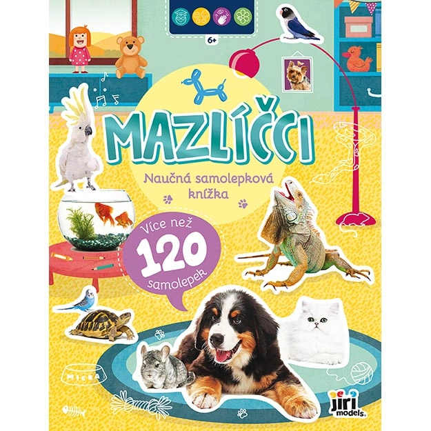 Naučná samolepková knížka - Mazlíčci