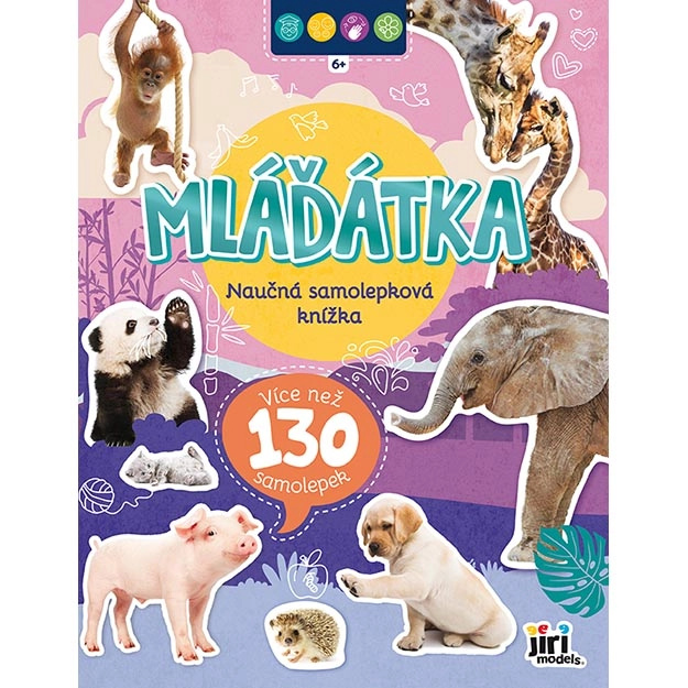 Naučná samolepková knížka - Mláďátka