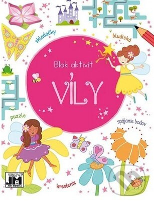 Blok aktivít - Víly (skladačky, bludiská, kreslenie) - kniha z kategorie Omalovánky