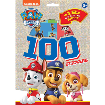 100 samolepek/ Tlapková patrola