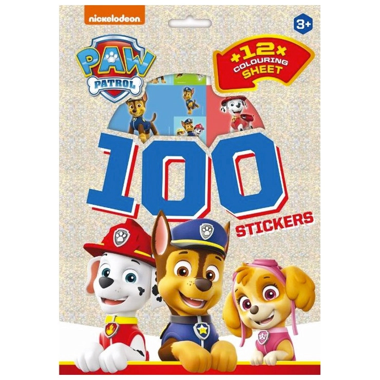 100 samolepek/ Tlapková patrola