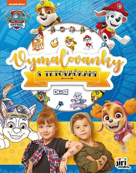 Omalovánky Tlapková patrola s dětskými tetovačkami - 1 kus