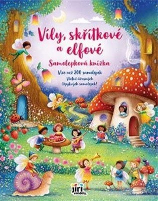 JIRI MODELS Velká samolepková kniha Víly, elfové