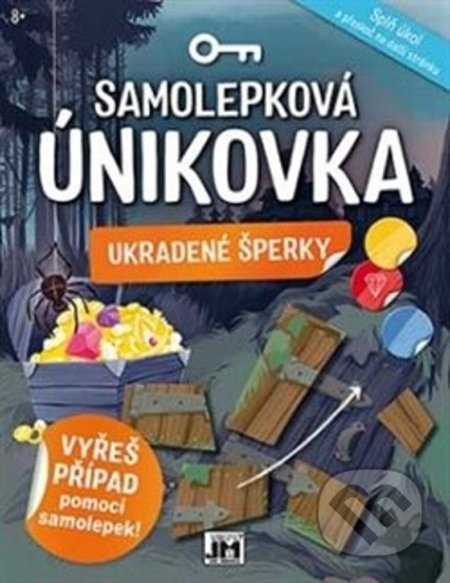 Samolepková únikovka - Ukradené šperky