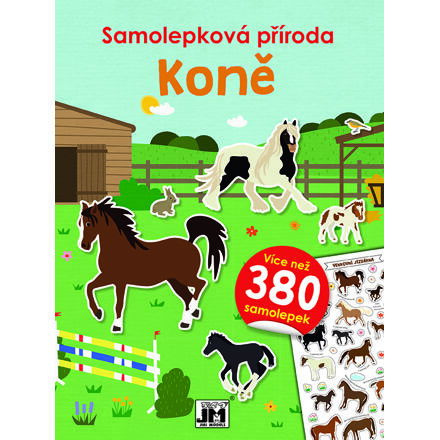 Samolepková příroda - Koně