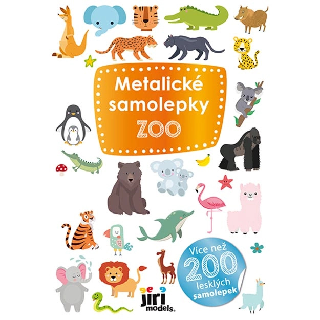 Metalické samolepky - Zoo