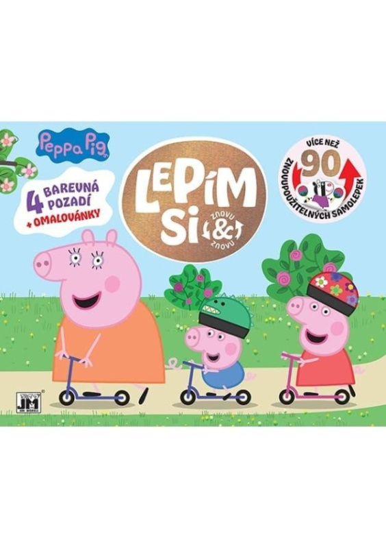Lepím si znovu a znovu - Peppa Pig