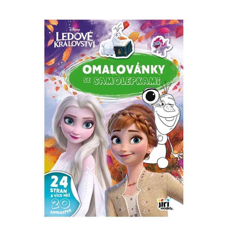 Omalovánky se samolepkami Ledové království