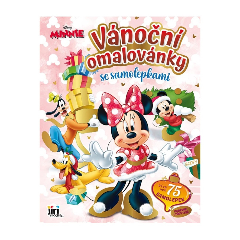 Vánoční omalovánky se samolepkami Minnie