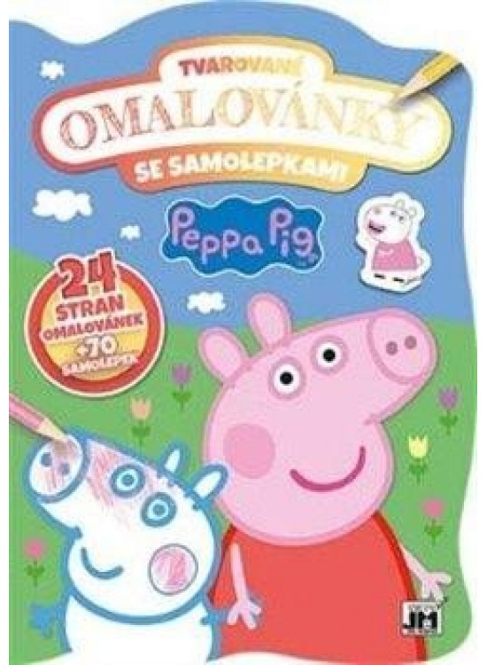Tvarované omalovánky - Peppa Pig