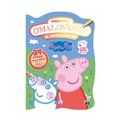 Tvarované omalovánky - Peppa Pig