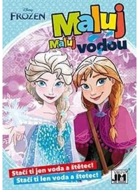 Omalovánka A5 Maluj vodou FROZEN Ledové království