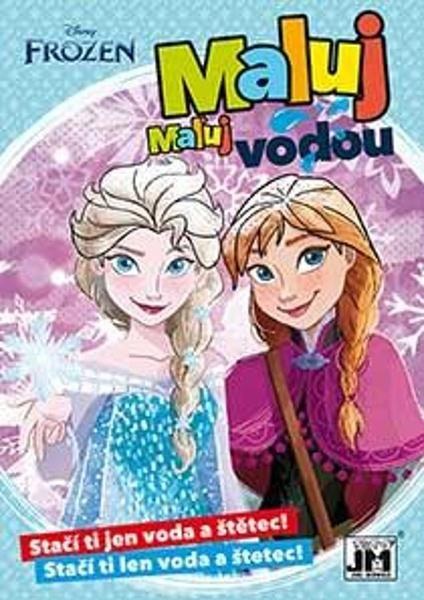 Omalovánka A5 Maluj vodou FROZEN Ledové království