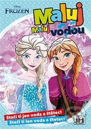 Omalovánka A5 Maluj vodou FROZEN Ledové království