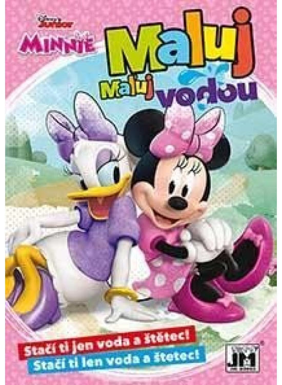 Jiri Models Omalovánky maluj vodou Minnie
