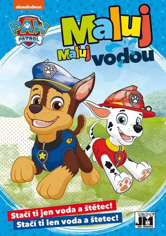 Jiri Models Omalovánky Maluj vodou Tlapková patrola J. Mdels 2726 1