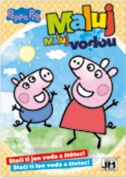 Omalovánka A5 Maluj vodou Prasátko Peppa