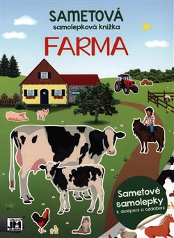 Sametová samolepková knížka Farma JIRI MODELS a. s.
