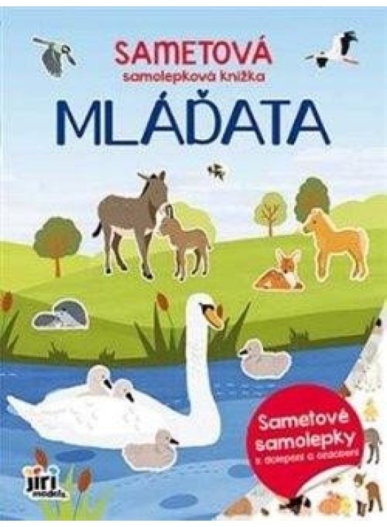Sametová samolepková knížka - Mláďata