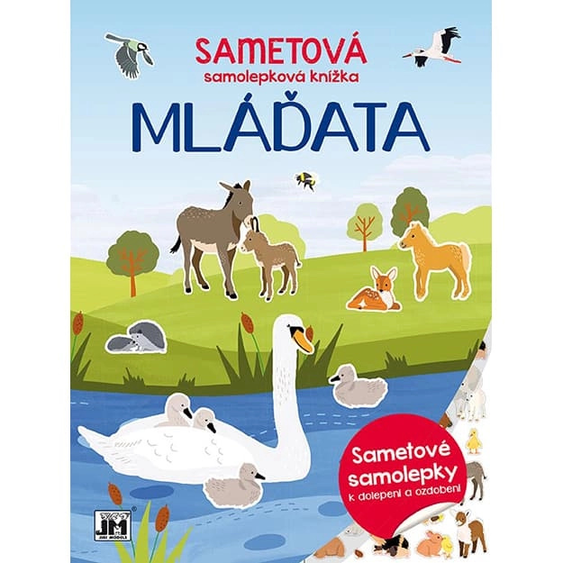 Sametová samolepková knížka - Mláďata
