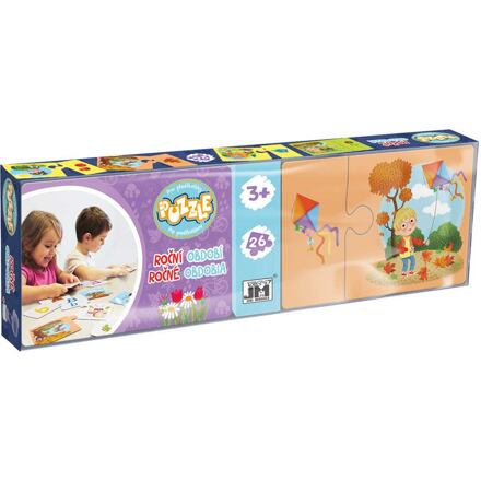 Puzzle pro předškoláky - Roční období