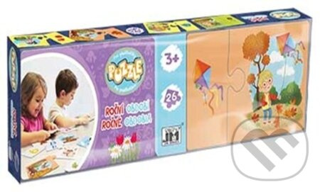 Puzzle pro předškoláky - Roční období