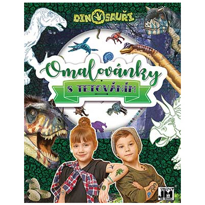 Omalovánky s tetováním - Dinosauři