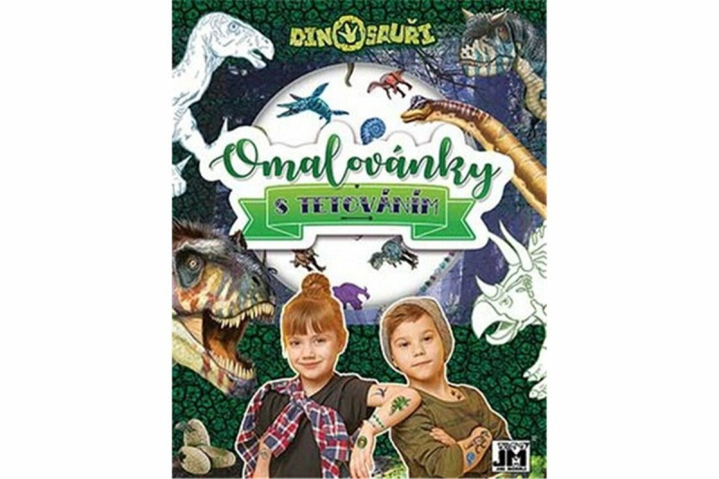 Omalovánky s tetováním - Dinosauři