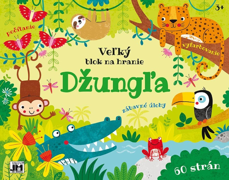 Veľký blok na hranie - Džungľa - kniha z kategorie Omalovánky
