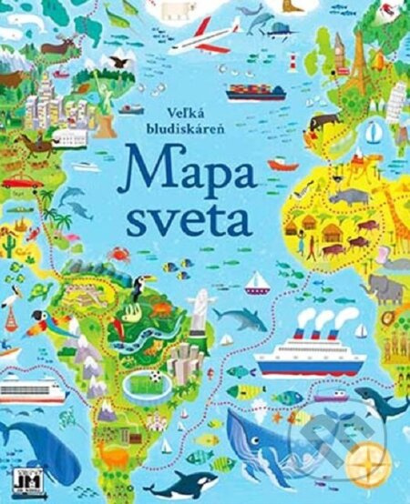 Veľká bludiskáreň - Mapa sveta - kniha z kategorie Hlavolamy