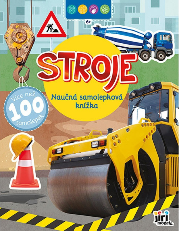Naučná samolepková knížka - Stroje