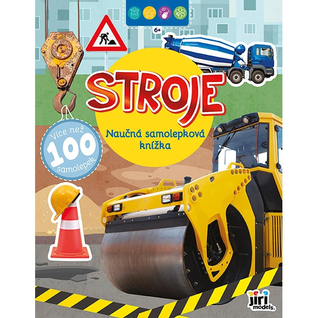 Naučná samolepková knížka - Stroje