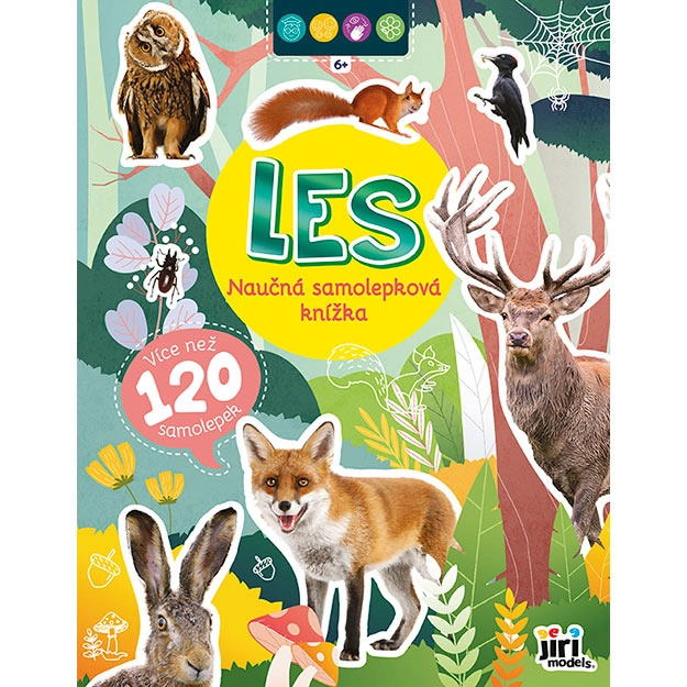 Naučná samolepková knížka - Les